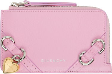 Peňaženka Givenchy Givenchy Voyou Zipped Card Holder Ružová | BB60LSB28T662, 0