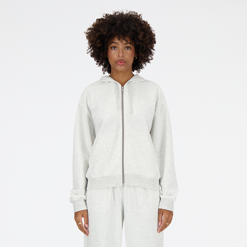 Mikina New Balance hoodie Šedá | WJ41501AHH, 0