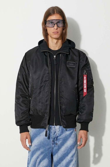 Bomber bunda Alpha Industries Bomber Jacket With Logo Patch Čierna | 183110.515, 0