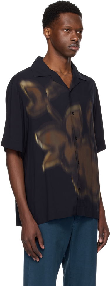 Košeľa BOSS Hugo Floral Printed Camp Shirt Čierna | 50545387, 1