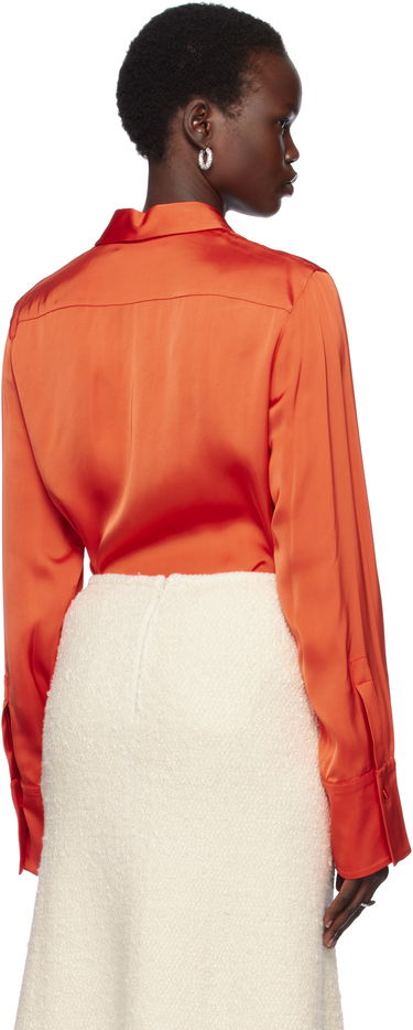 Košeľa Jil Sander Jil Sander Sateen Shirt Oranžová | J02DL0246_J65022, 2