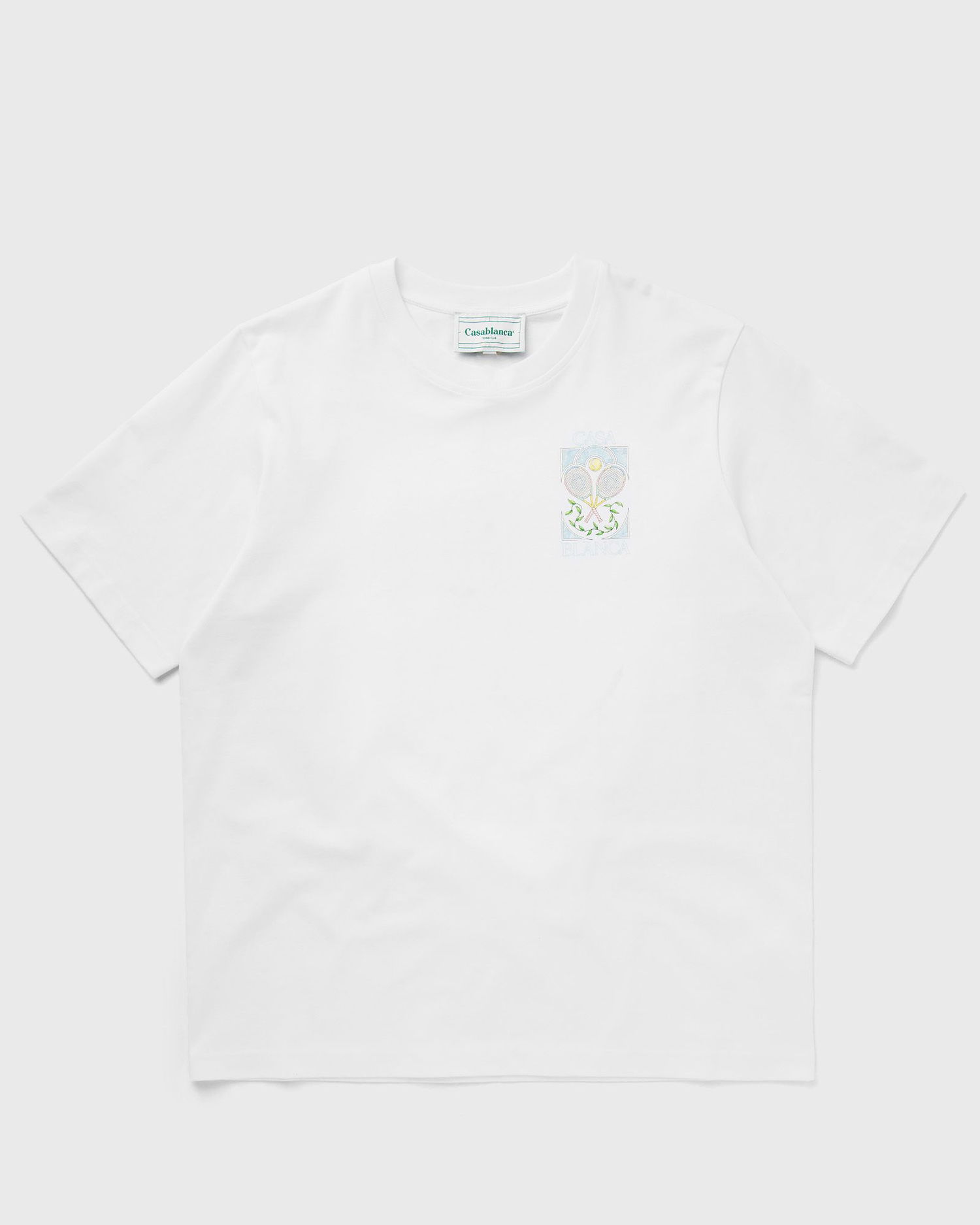 Tričko Casablanca TENNIS PASTELLE PRINTED T-SHIRT Biela | MPF24-JTS-001-06, 0