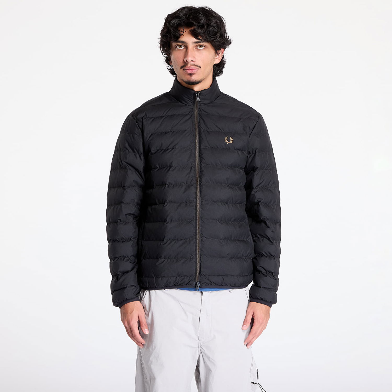 Prešívaná bunda Fred Perry Insulated Jacket Čierna | J4564 102, 0