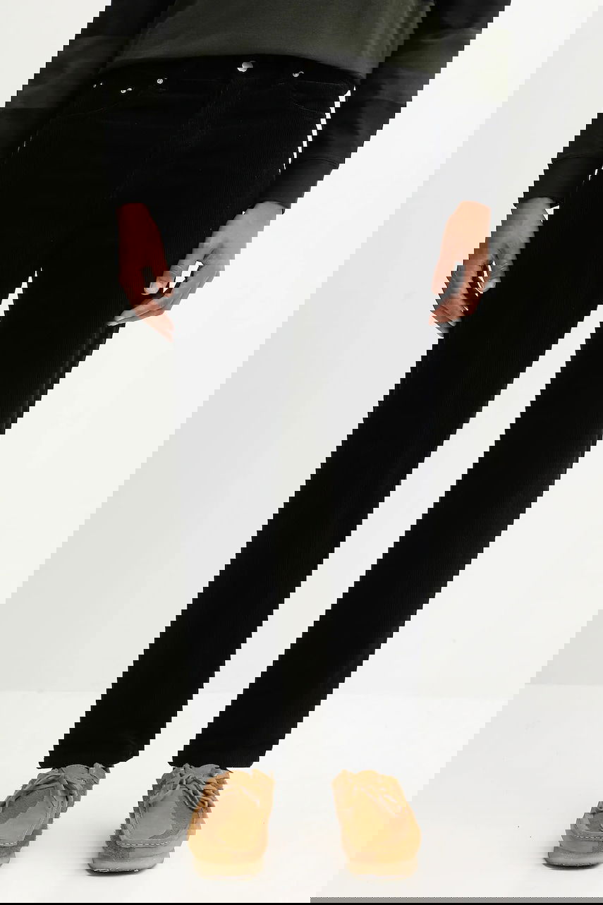 Nohavice Carhartt WIP Newel Corduroy Pants Čierna | I027232.1C02, 0