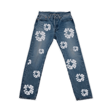 Džínsy Levi's x Denim Tears The Cotton Wreath Jean "Vintage Wash" Modrá | DT501 002 30, 0