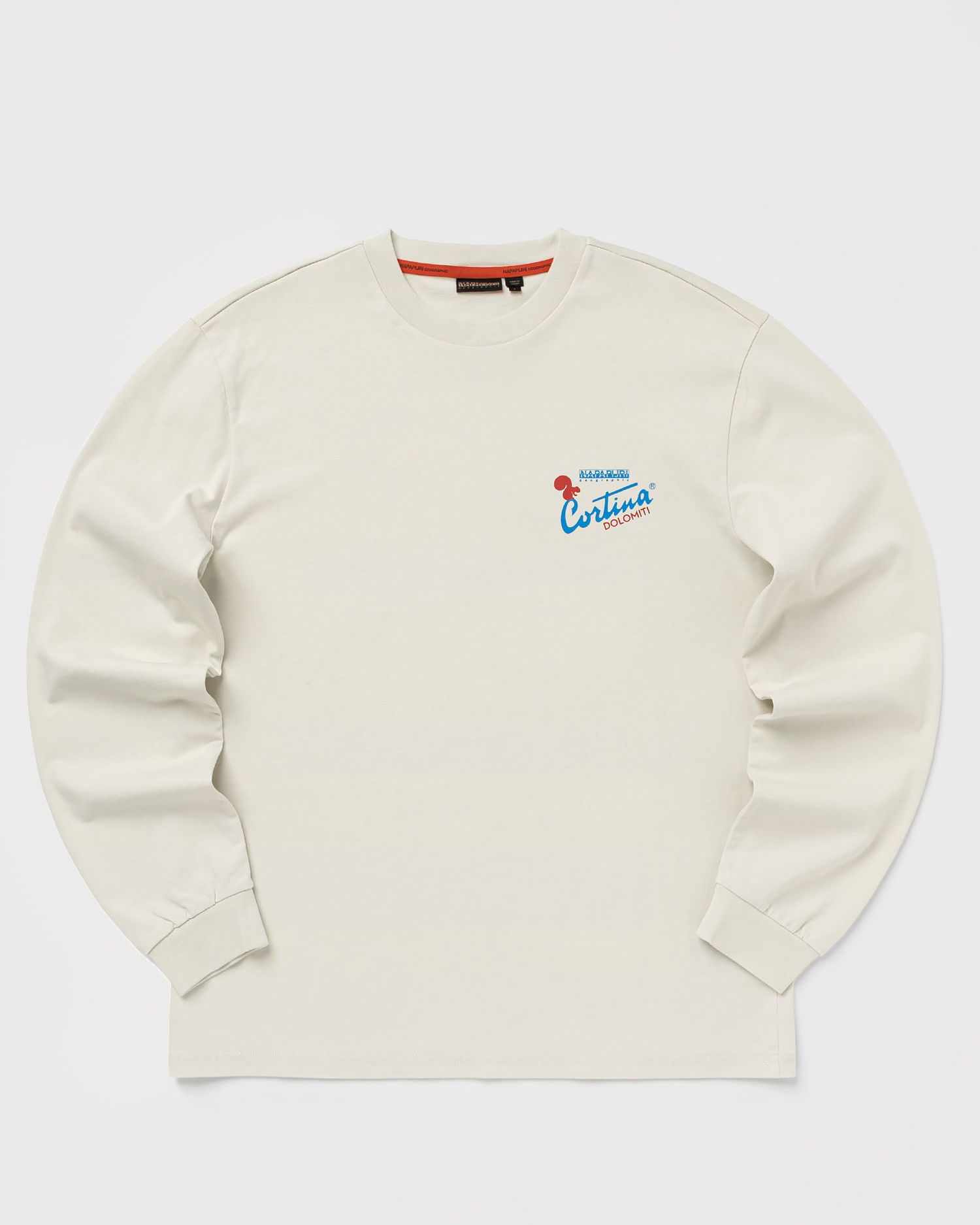 Tričko Napapijri FIEMME Long Sleeve T-Shirt Cortina Dolomiti Béžová | NP0A8947N1J1, 0