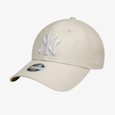 Šiltovka New Era New Era MLB Crinkled PU 9FORTY New York Yankees Adjustable Cap Béžová | 60595393, 3