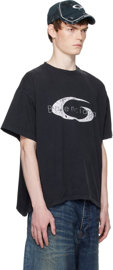 Tričko Balenciaga Balenciaga Logo T-Shirt Čierna | 826346TSVE99374, 3