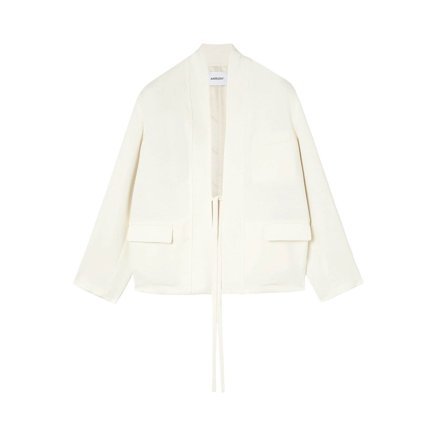 Sveter Ambush Kimono Suit Cardigan Biela | BMEN021S22FAB0010100, 1