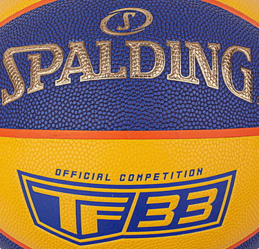 Športový doplnok Spalding TF 33 Official Competition Indoor/Outdoor Basketball FIBA Rôznofarebný | 76862z-blueyellow, 1