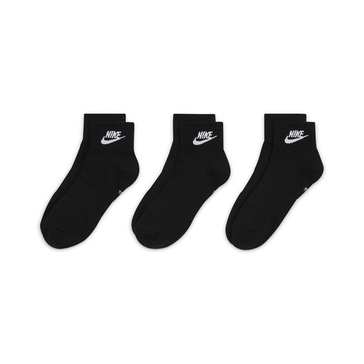 Spodná bielizeň a ponožky Nike Everyday Essential Ankle Socks 3-Pack Čierna | DX5074-010, 1
