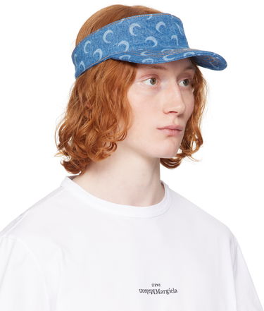 Klobúk Marine Serre Marine Serre Moon Laser Denim Visor Modrá | UHG037A CDEN0002, 1