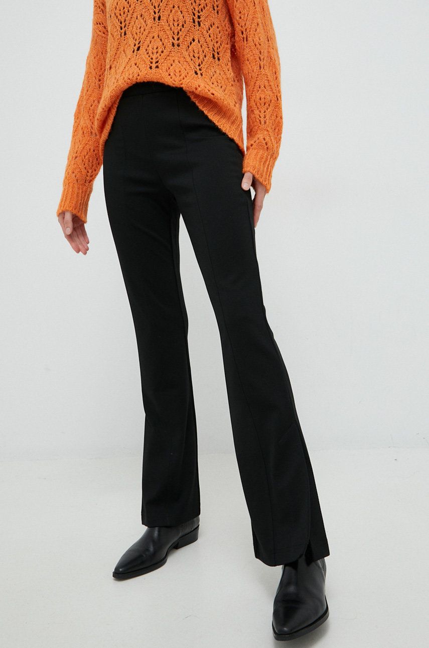 Nohavice GAP GAP High Waist Flare Pants Čierna | 522832., 0
