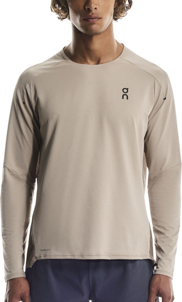 Tričko On Running Performance Long-Sleeve T-Shirt with DRYTEC Béžová | 1me10243153, 0