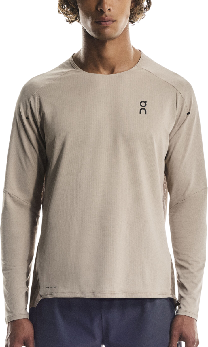 Tričko On Running Performance Long-Sleeve T-Shirt with DRYTEC Béžová | 1me10243153