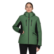 Claudia Insulated Hooded Ski Jacket