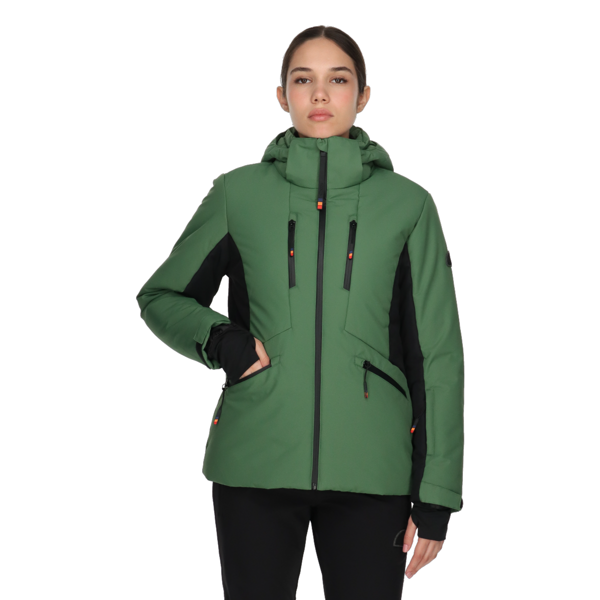 Prešívaná bunda Ellesse Claudia Insulated Hooded Ski Jacket Zelené | ELA243F504-06, 0