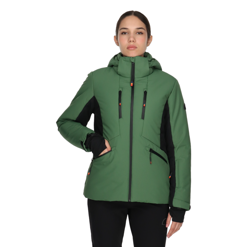 Prešívaná bunda Ellesse Claudia Insulated Hooded Ski Jacket Zelené | ELA243F504-06