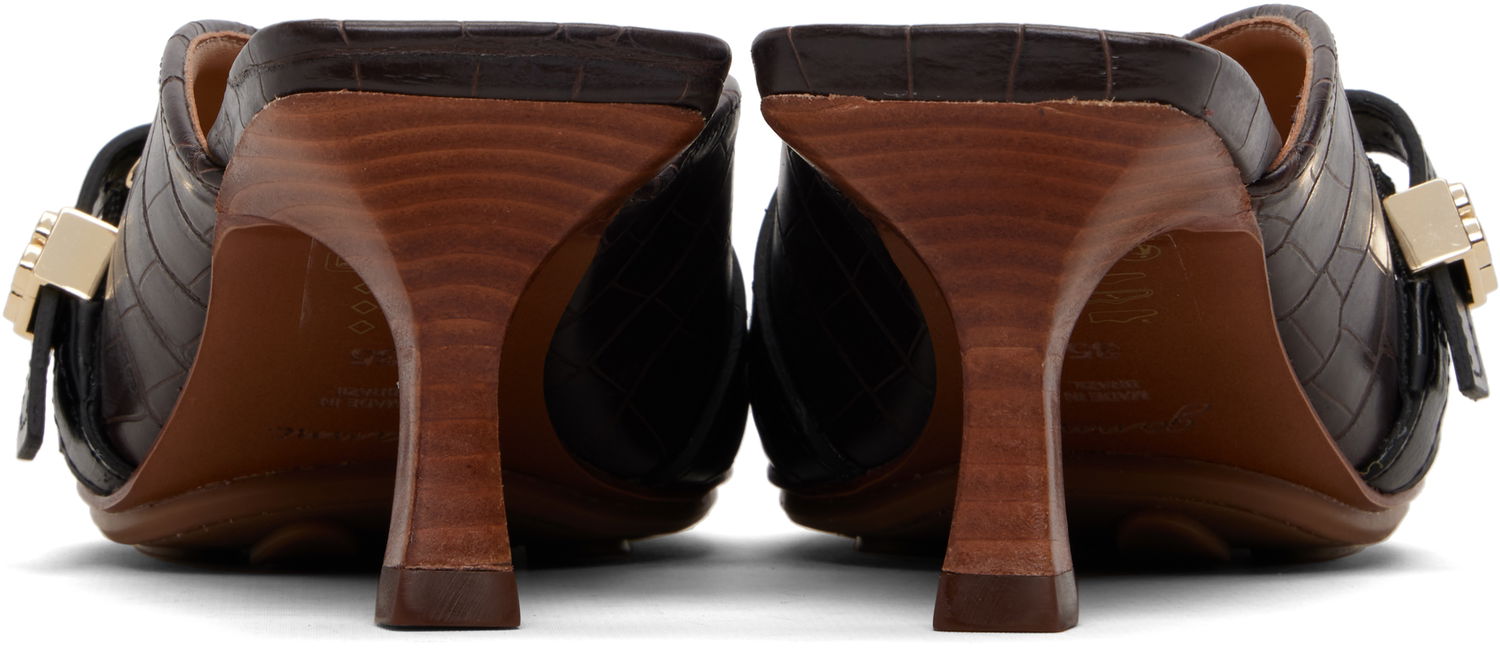 Tenisky a topánky GANNI Sue Mule Heels Hnedá | S3217, 1