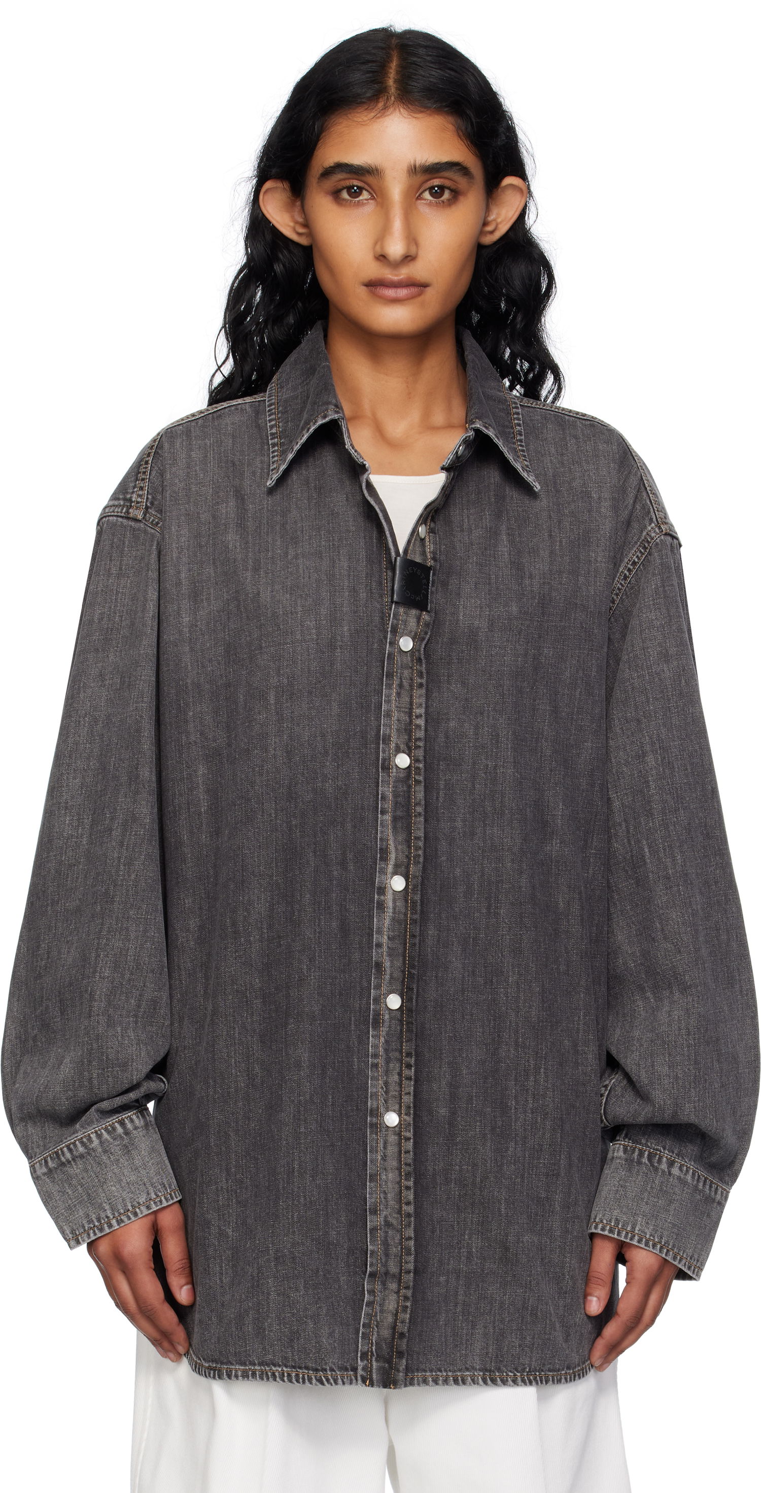 Košeľa Stella McCartney Stella McCartney Lightweight Denim Shirt Šedá | 6D03973SQH31, 0