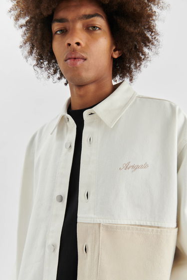 Košeľa AXEL ARIGATO Block Shirt Béžová | A2159001, 5
