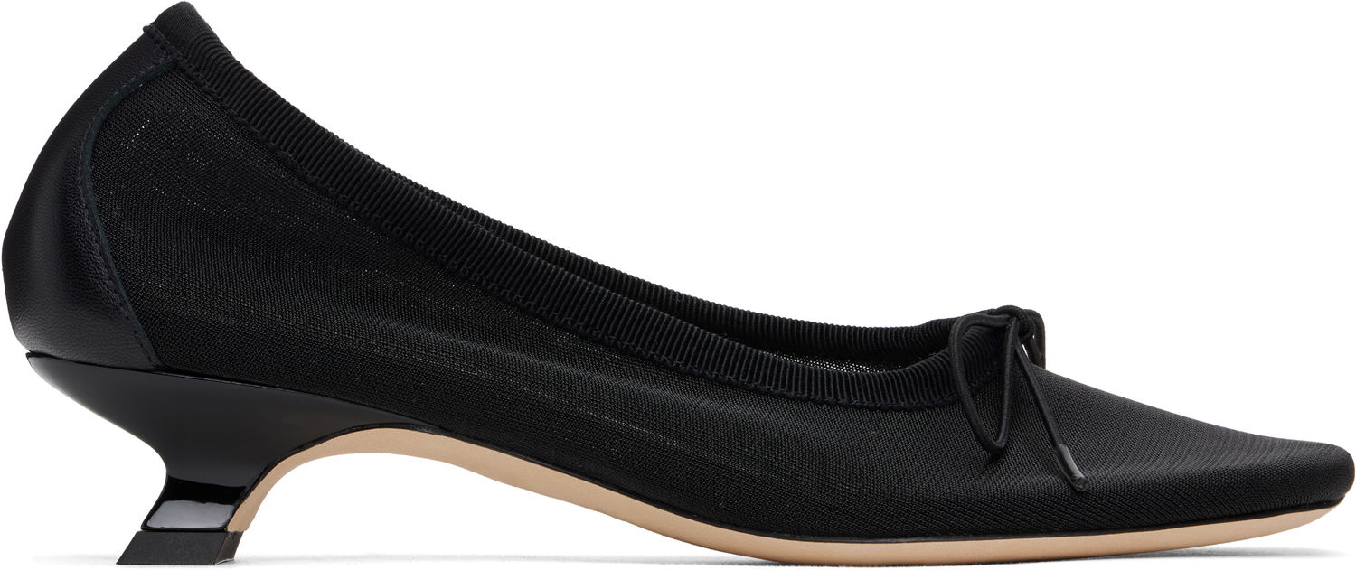 Tenisky a topánky Simone Rocha Simone Rocha Mesh Ballerina Kitten Heels Čierna | LH15 0804, 0