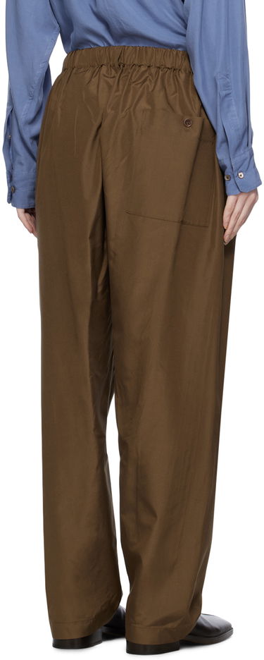Nohavice LEMAIRE LEMAIRE Relaxed Trousers Hnedá | PA1047 LF1163, 2