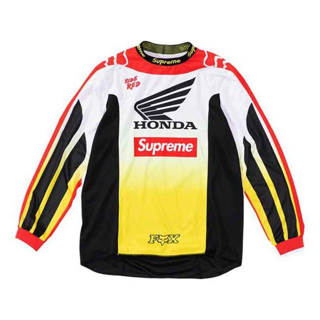 Dres Supreme Honda Fox Racing x Moto Jersey FW19KN3 RED