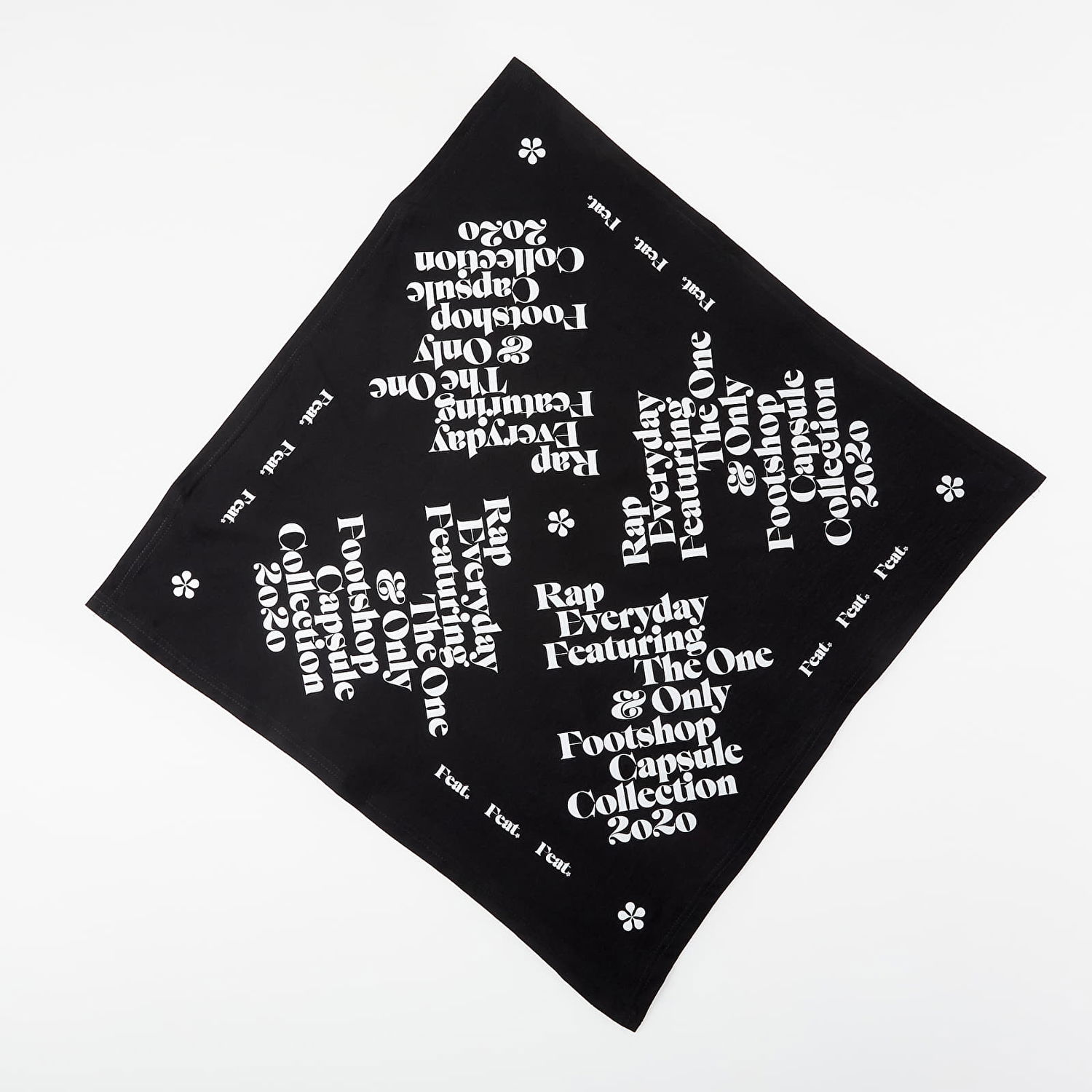 Oblečenie a doplnky Footshop RAP x Bandana Čierna | FTSHP_68, 1
