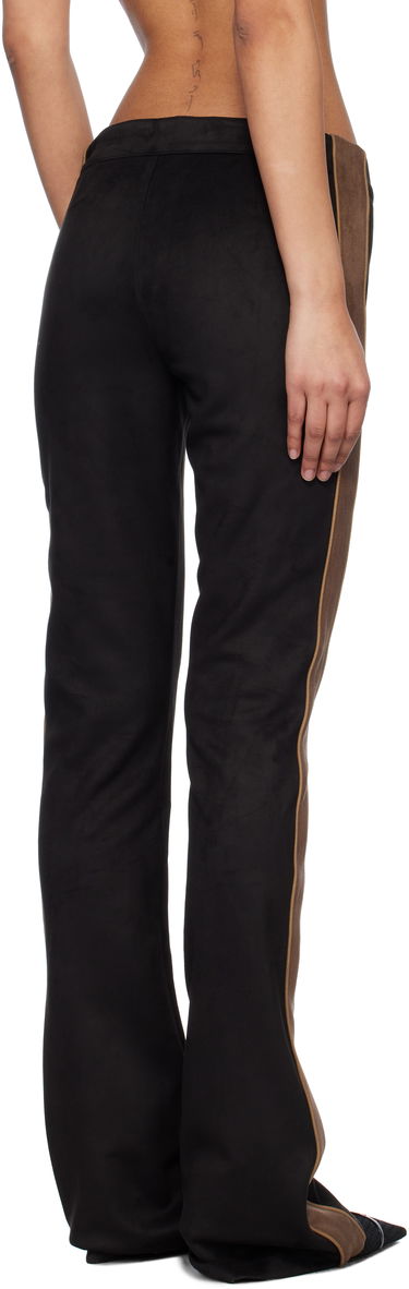 Tepláky MISBHV MISBHV Moto Faux-Suede Trousers Čierna | 250W303, 2