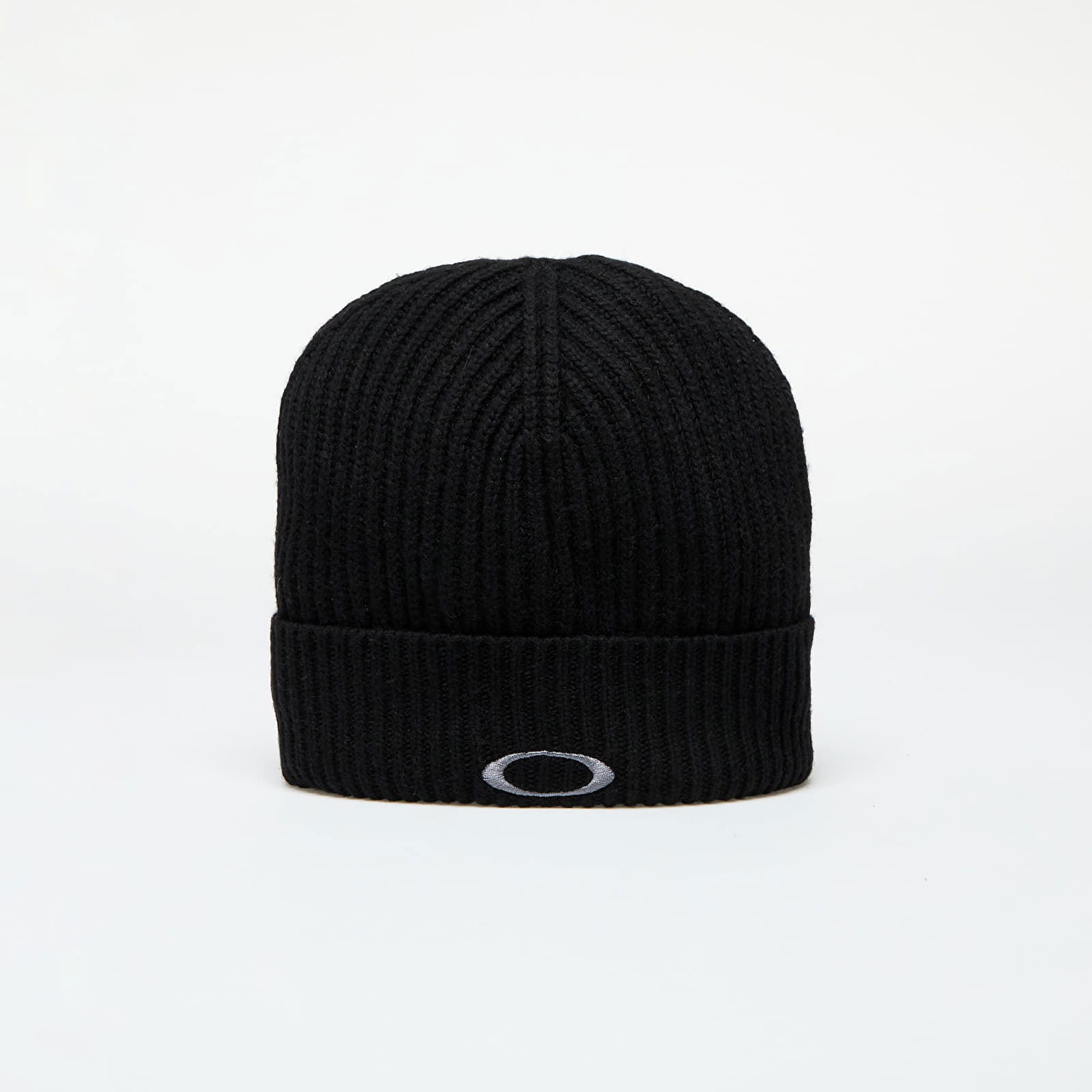 Ellipse Ribbed Beanie Black Universal