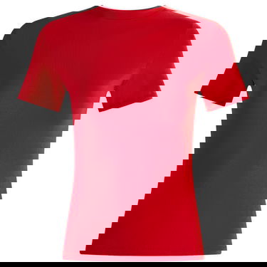 Tričko SKIMS SKIMS Cotton Jersey T-Shirt, Size Large Červená | AP-TSH-0638-CRANBERRY, 1