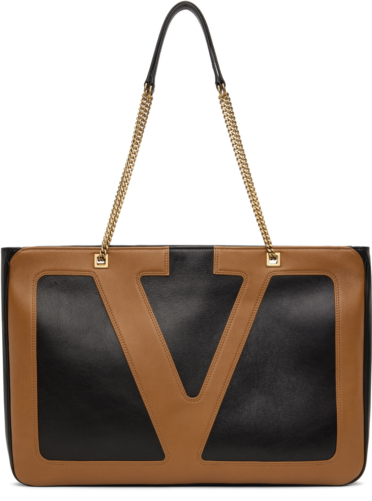 Tote bag Valentino Valentino Garavani Viva Superstar Nappa Leather Shopping Tote Hnedá | 6W2B0R12PTJ, 0