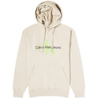 Mikina CALVIN KLEIN Monologo Popover Plaza Béžová | J30J3208050IO, 1