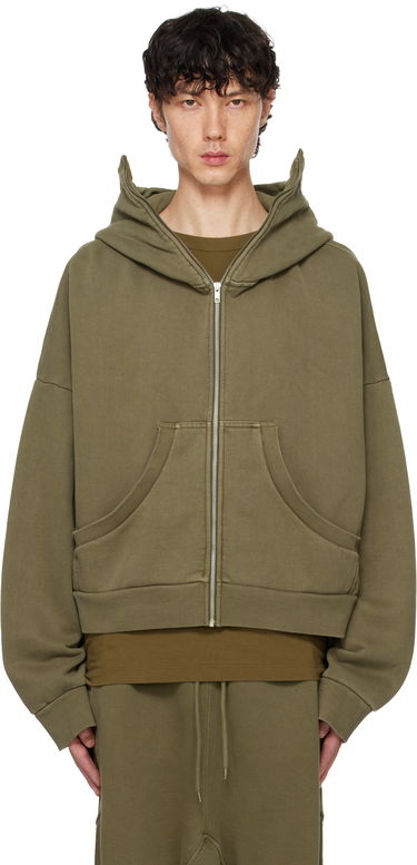 Mikina Entire Studios Hoodie Full Zip Zelené | ES2106MI, 0