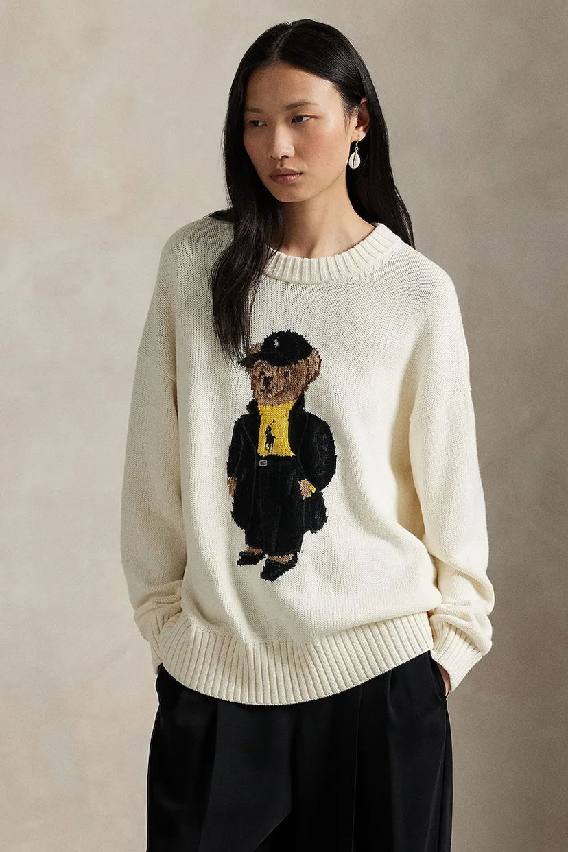 Sveter Polo by Ralph Lauren Polo Bear Sweater Biela | 211978310