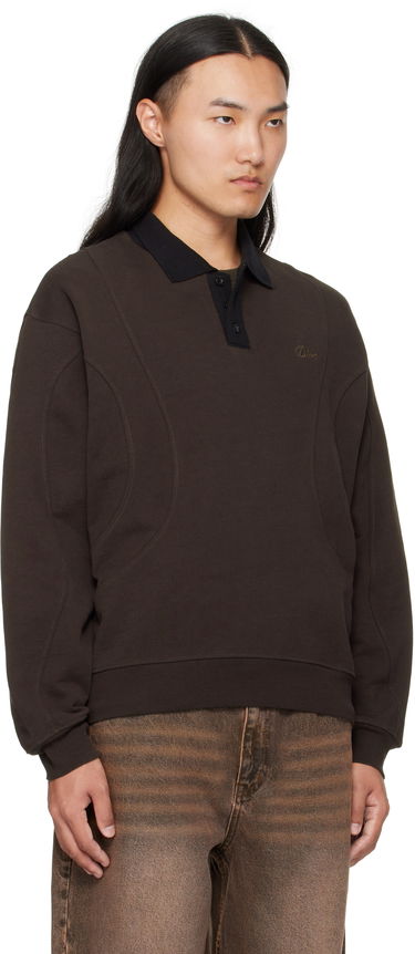 Polo tričko Dime Dime Ruby French Terry Polo Hnedá | DIMEFA255BRW, 1