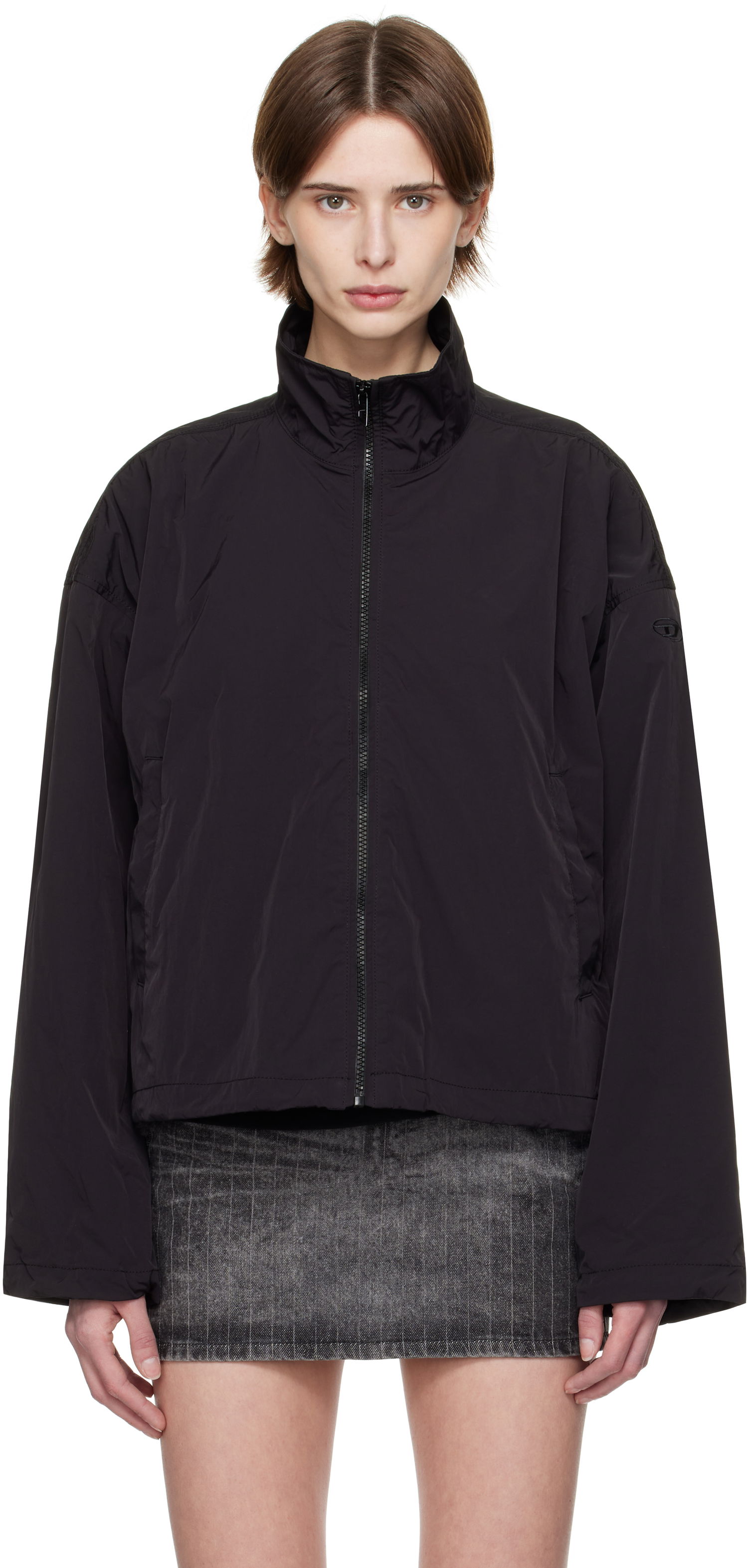 Vetrovka Diesel G-Leam Zip-Up Jacket Čierna | A16815 0AKAD, 0