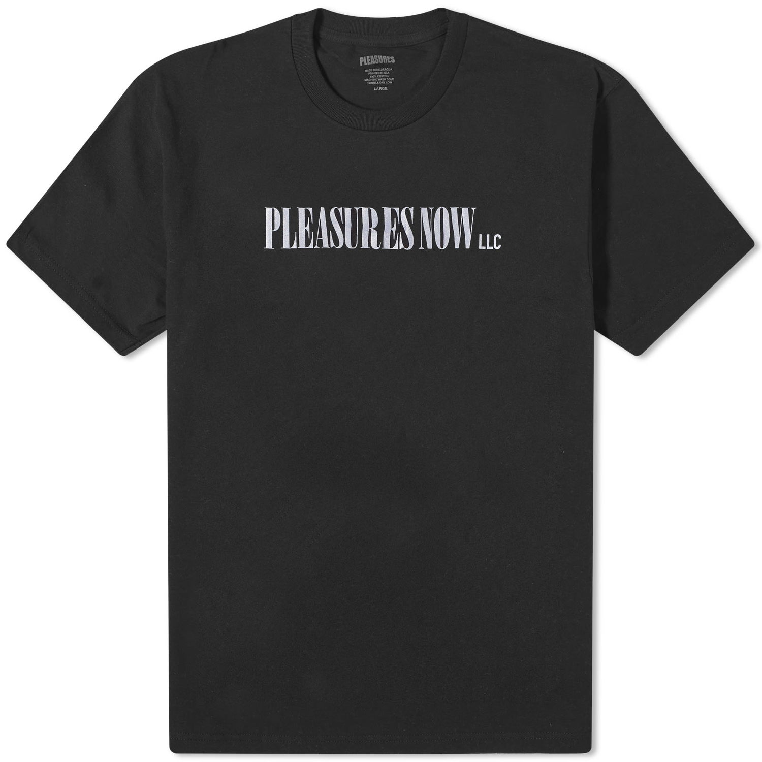 Tričko Pleasures LLC T-Shirt Čierna | P23F053-BLK, 0