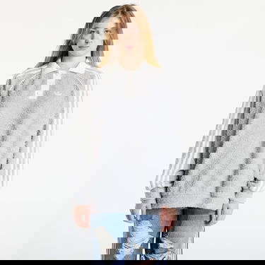 Mikina adidas Originals Terry Polo Crew Sweatshirt with Three Stripes Šedá | KS7791, 0