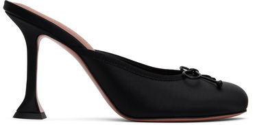 Tenisky a topánky Amina Muaddi Lila Slipper 95 Heels Čierna | LILA SLIPPER 95 SATIN, 0
