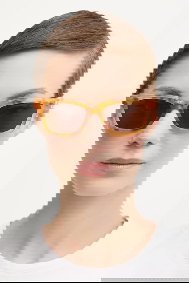 Slnečné okuliare Jacquemus Jacquemus Carre Sunglasses Žltá | JAC109C4SUN, 5