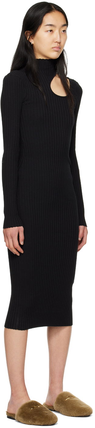 Šaty Anine Bing Anine Bing Victoria Midi Cutout Dress Čierna | A-02-0340-000, 1