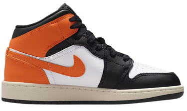 Tenisky a topánky Jordan Jordan 1 Mid Black Toe Oranžová | DQ8423-801, 3