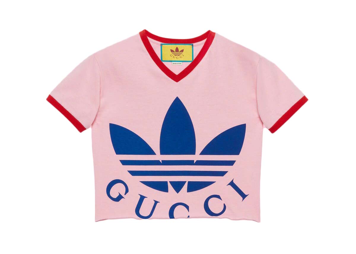Tričko Gucci adidas x Cropped T-Shirt Ružová | ‎693637 XJEB1 5939, 0