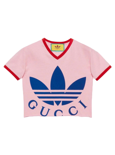Tričko Gucci adidas x Cropped T-Shirt Ružová | ‎693637 XJEB1 5939