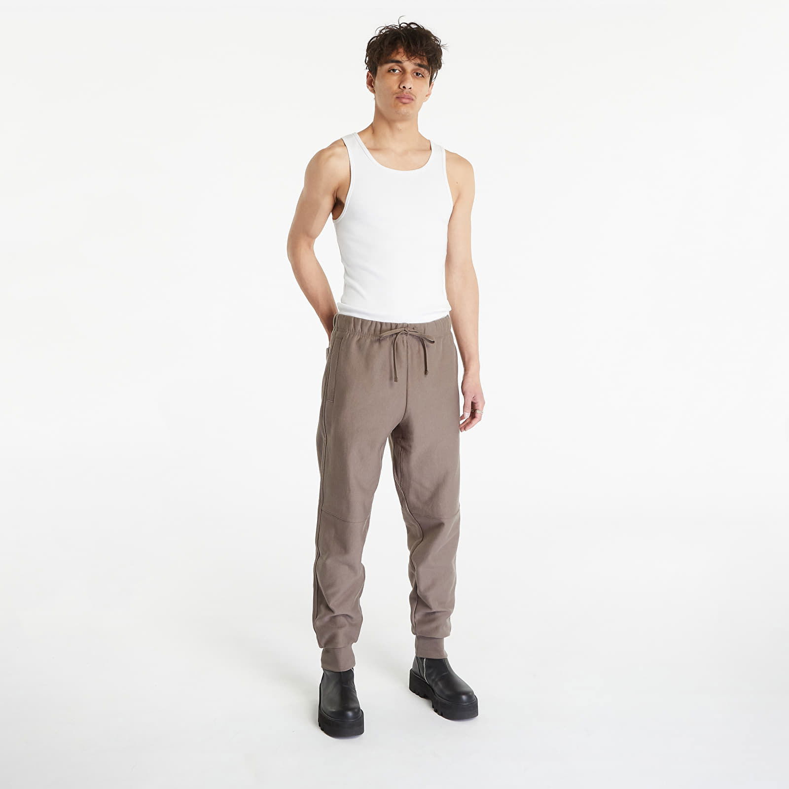 American Script Jogging Pant Brown