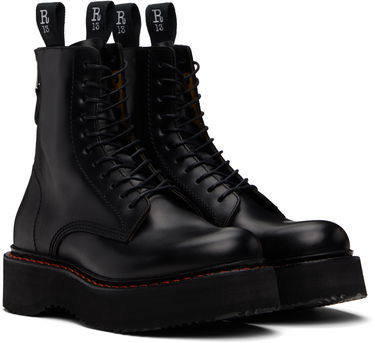 Oblečenie R13 R13 Single Stack Boots Čierna | R13WS025-S001A, 3