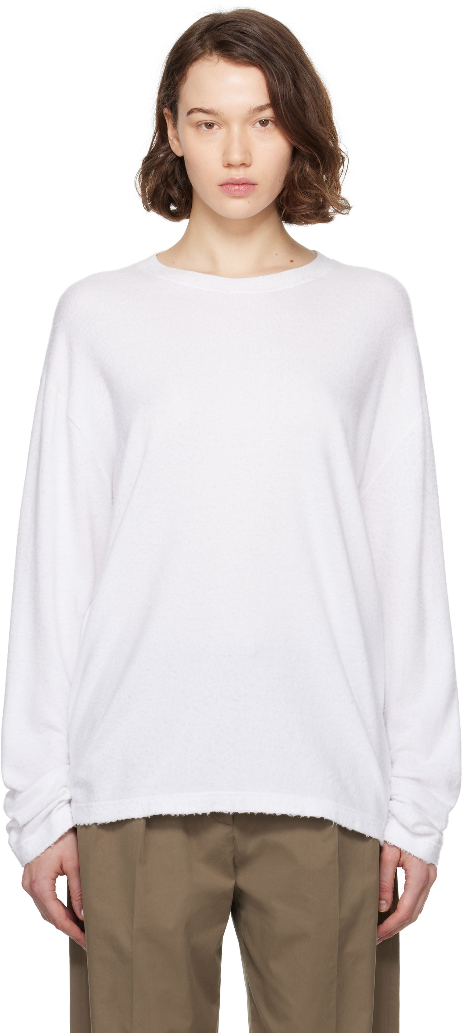 Sveter The Row The Row Kabira Sweatshirt Biela | 8942-Y916, 0
