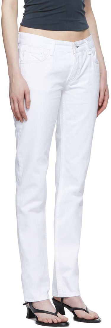 Džínsy rag & bone Piper Straight-Leg Jeans Biela | WDD22P2904SPBW, 1